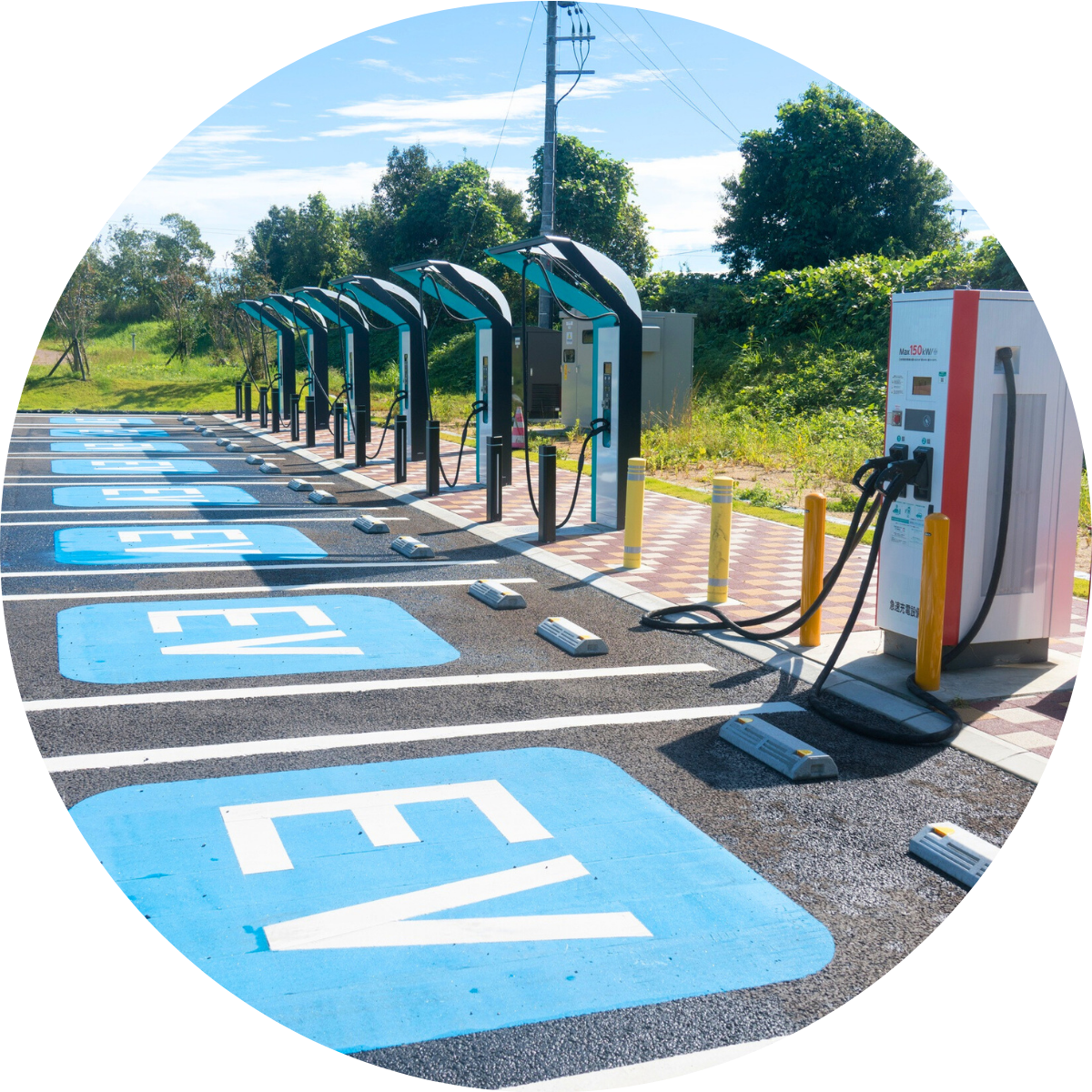 充電スタンドの画像