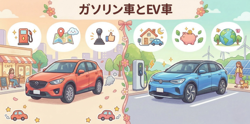 EV vs ガソリン車、7年間の維持費を比較してみた！